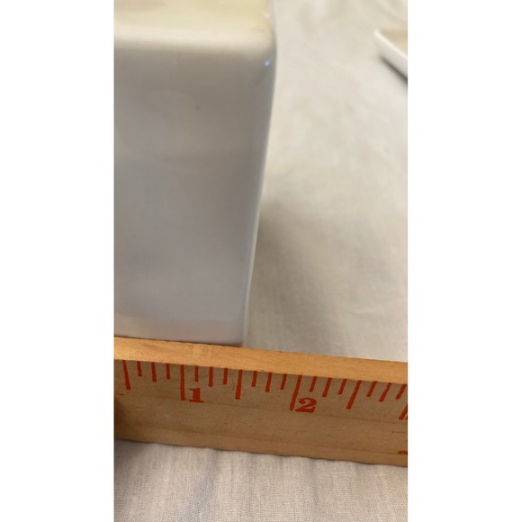 Rae Dunn Artisan Collection Happy Stay Humble Ceramic Tray & Block - Picture 9 of 10